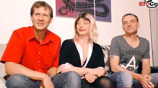 German Housewife and mistress first time 3 way casting