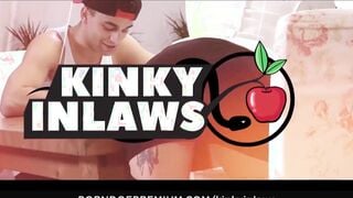 DIRTY INLAWS - mom and 18 Valentina Bianco threeway family sex