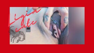 Ligia returns doing a voluptuous cunt closeup vaping and exhaling her passion: be on camera