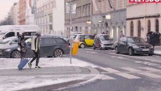 Bitches abroad - Skinny Italian Tourist Francesca DiCaprio Rides Big Dick inside Prague - LETSDOEIT