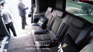 FuckedInTraffic - Amazing Boobies Czech red bj barely legal Yo Screwed in a Outdoor Taxi - VipSexVault