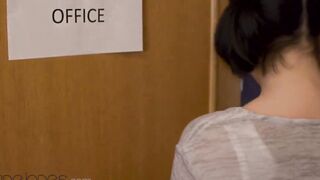 Dane Jones Teacher fucks Bae college girl Lady Dee bent over desk doggy style