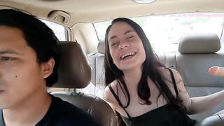 INTO THE TAXI - I GOT INSIDE A SERIOUS PROBLEM THE DRIVER WITH HIS EX-WIFE FOR WALK EXCITED - FUNNY SEX TAPE