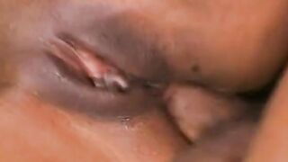 Thot gets 2 dicks and facial creampie