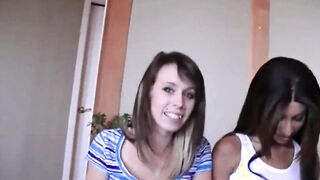 Lesbian 18 year old getting butt toyed
