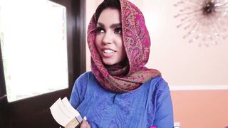Little arab gets cumshot