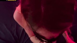 POB with my stepsister blows me off and I cum inside her mouth