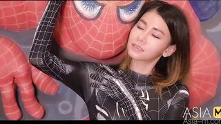 Trailer-Battle with Spider-Woman without Condom-Ai Ai-MT-005-Best Original Asia Porn Clip
