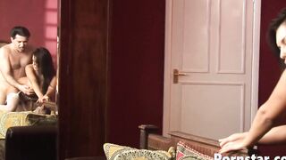 Jasmine Ebony Tit Fucks And Anal Fucked Rough