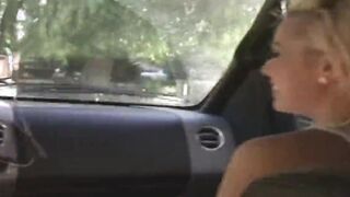 Blonde Housewife - Starla Sterling give a oral sex and fucks