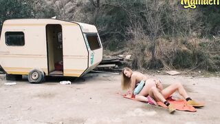 CHICAS LOCA - Russian barely legal Year Mature Selvaggia Outdoors Sex With Ramon