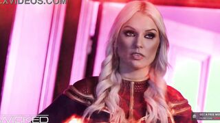 Wicked - Long Tittied Superhero Babes Got Their Pussies Banged! - Kenna James , Kenzie Taylor