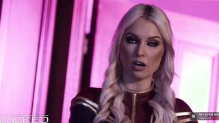 Wicked - Long Tittied Superhero Babes Got Their Pussies Banged! - Kenna James , Kenzie Taylor