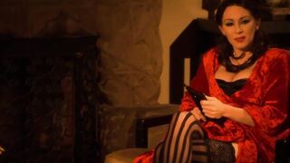 Retro Full Scene Cosplay Porn - Felix Vicious Romantic Secretary Tights Sex