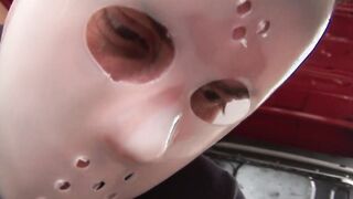 Tattoo Skank - Blonde Sarah Rose with long breasts has anal