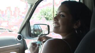 Big Boobed african Amina offer oral sex and fucks with Dane Cross