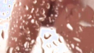 Shower 18 yo masturbates getting lathered up