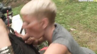 LA COCHONNE Beauty Mom Mia Wallace Tries Anal With A