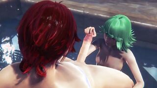 1 punch man - Tatsumaki hand job and banged - Japanese eastern Manga Cartoon Clip Game Porn