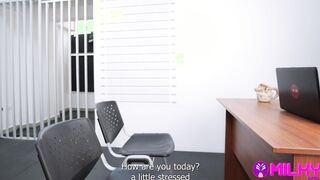 Huge Melons ex-wife Ride a Long Penis and gets plowed rough by the police