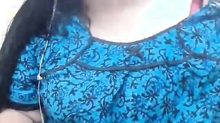 Desi punjab aunty talking filthy and showing her unshaved snatch to her customer