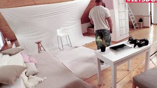 LETSDOEIT - Cheating 19 Yo Angela Christin Photoshoot point of view Fun