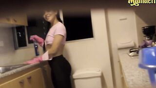 OperacionLimpieza - Matilde Ramos Dirty Goddess Ass Latina Colombiana Housekeeper Fucked