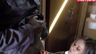 PORNO ACADEMIE - College Anal Sex With gigantic african penis For Mina