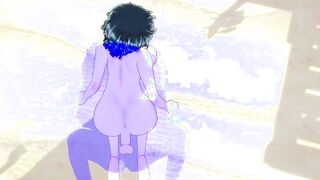 1 Punch Man Anime - Fubuki Hand Job and screwed - Japanese eastern Manga Cartoon Clip Game Porn