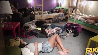 Fake Hostel - Wild sex for fit Mauritius women with skinny booty and tight soak cunt - with Bombshell vagina eating, dick sucking off, missionary, rides penis, doggy style and multiple orgasms