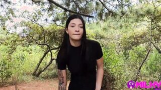 Offering cash to Beauty women inside the forest into exchange for sex - Salome Gil
