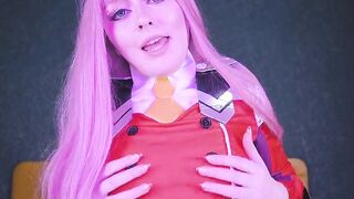 pov: Greedy bimbo Zero 2 can't stop squirting while you banged! her - Cosplay Spooky Boogie