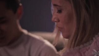 Mom Bombshell step MILF pounded by step son when his dad out of city