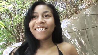 Sweet black blows and fucks dick for Hot cum