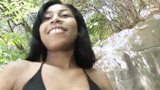 Sweet black blows and fucks dick for Hot cum