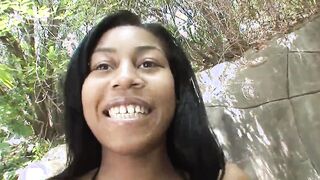 Sweet black blows and fucks dick for Hot cum