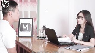 SweetSinner Big Boobed oriental milf Boss Fucking Her Young Stud Employee - eastern Cheating