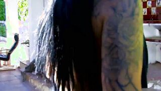 Hispanic Lidya Rouge fucks and offer Terry Reid a oral sex
