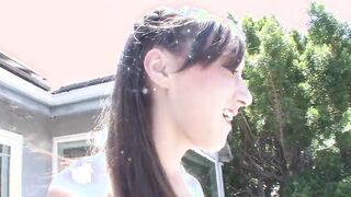 Dark Hair Twat! Big Boobed 19 year old Victoria fucks penis for her