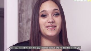 CastingFrancais - Long Butt Canadian Teens Gets Fucked Hard During