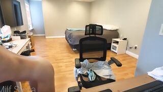 CAMMING E45 Morning Twat With cougar Stella