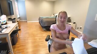 CAMMING E45 Morning Twat With cougar Stella