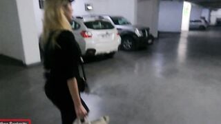 Hot witch gets boned into parking lot - pov - Halloween - This little skank likes cock