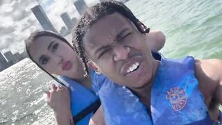 lil d klaps Valerie kay on a jetski teaser
