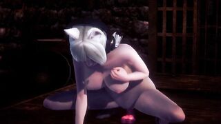 Anime Uncensored 3D - Azz with a vibrator