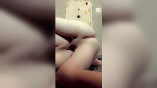 Hard sex with hubby, fellatio, jizzed to face x3