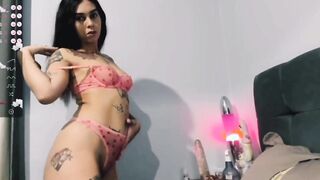 Ligia return doing a Bae and passionate striptease after return from vacation part 01
