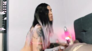 Ligia return doing a Bae and passionate striptease after return from vacation part 01