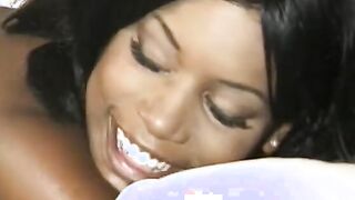 Black bubble but bent over and nailed deep with ebony penis