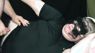 Cock blowing, dick into belly button. Masturbate belly shake. Banged BBW missionary. Sirens Delight and Borr.